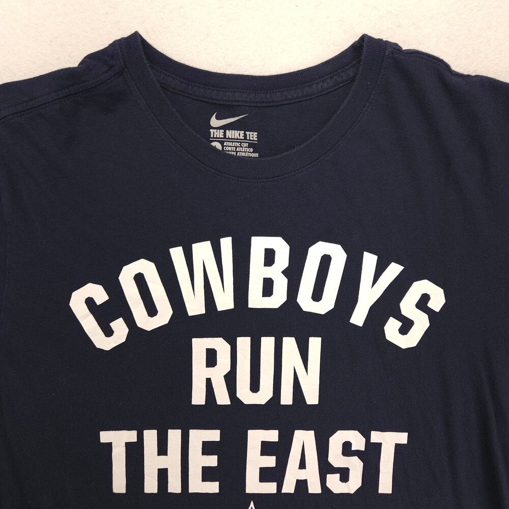 Nike Dallas Cowboys Short Sleeve Graphic Football T Shirt Mens Size L Blue